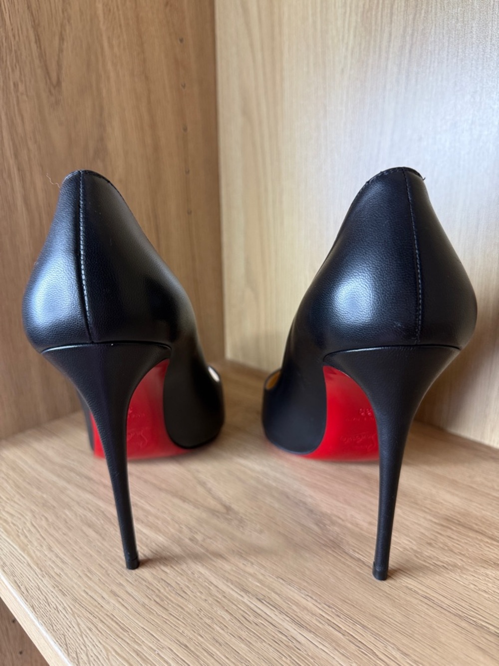 Christian Louboutin Pigalle 100 MM Napa Leather Pumps.